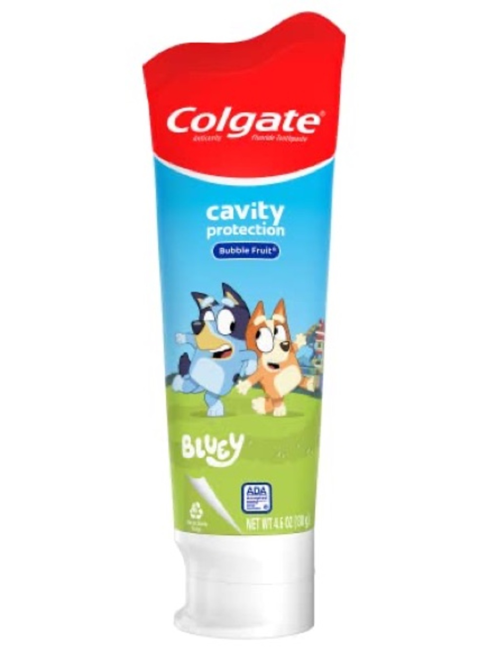 NEW Colgate Bluey Kids Toothpaste Fluoride Cavity Protection 4.6 Oz Tube 6 Tubes